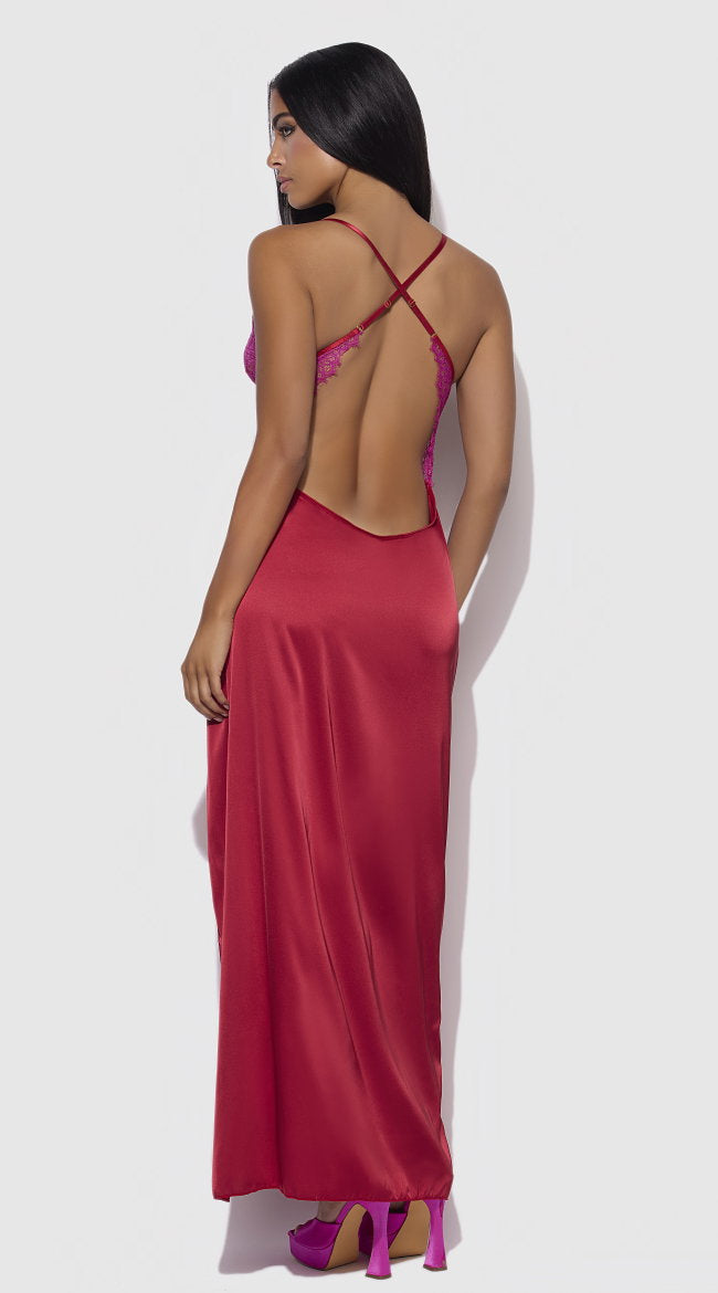 Jocelyn Long High Slit Gown