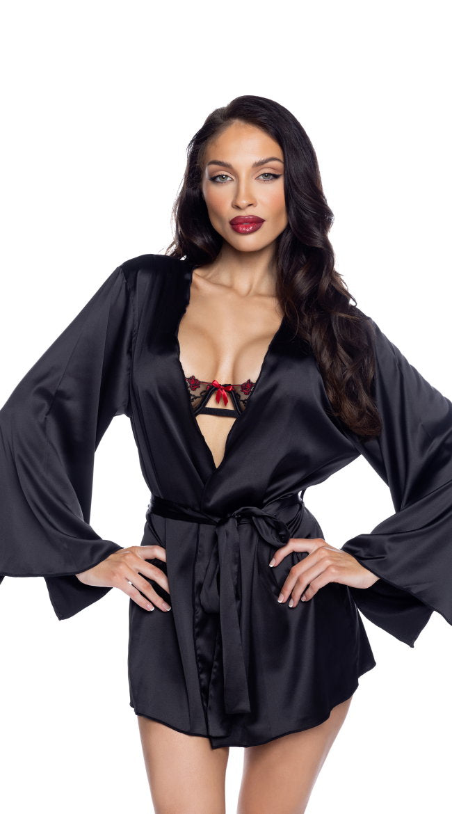 Satin Essentials Not So Basic Robe