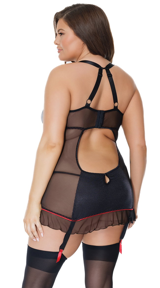 Plus Size Your Last Rose Chemise
