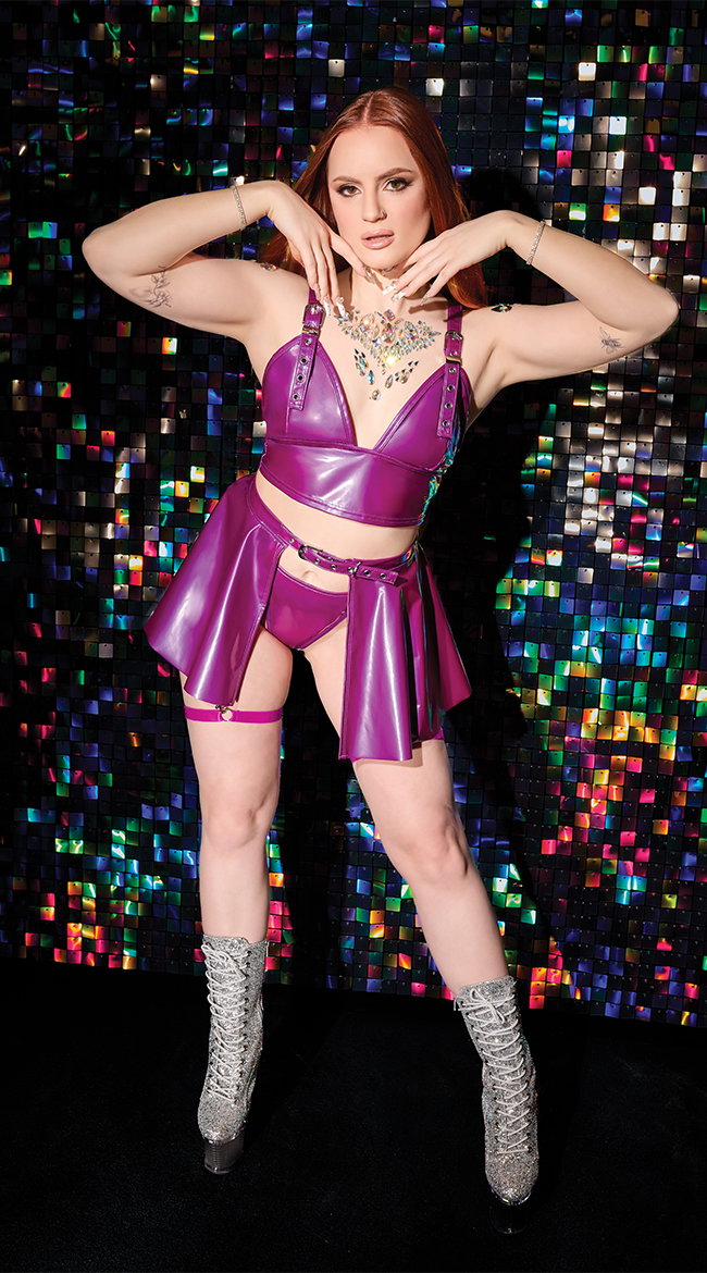 Darque Purple Skirt