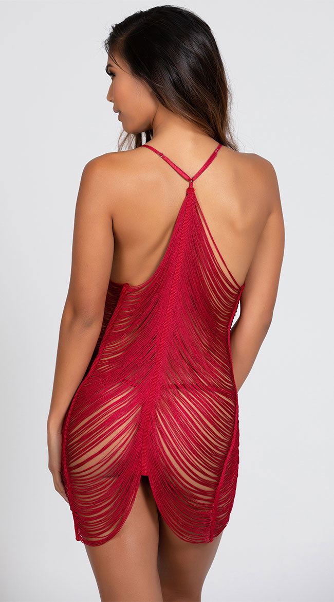 Fringed Beauty Chemise Set
