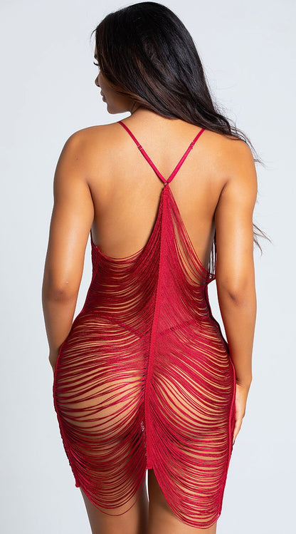 Fringed Beauty Chemise Set