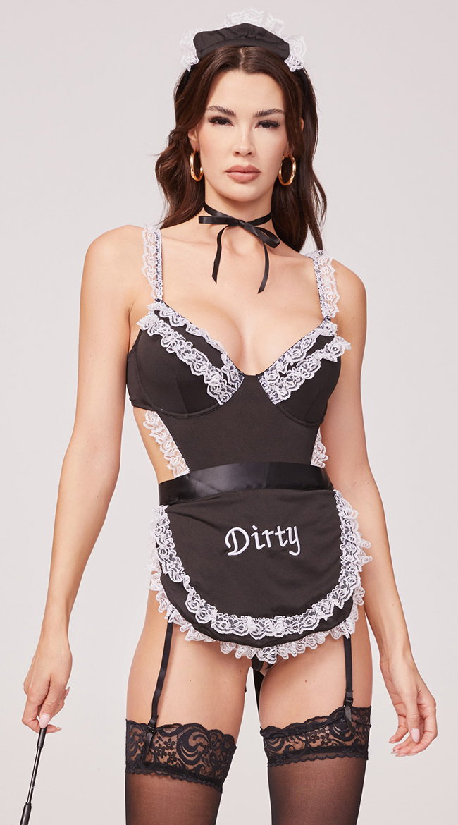 French Maid Fantasy Lingerie Costume