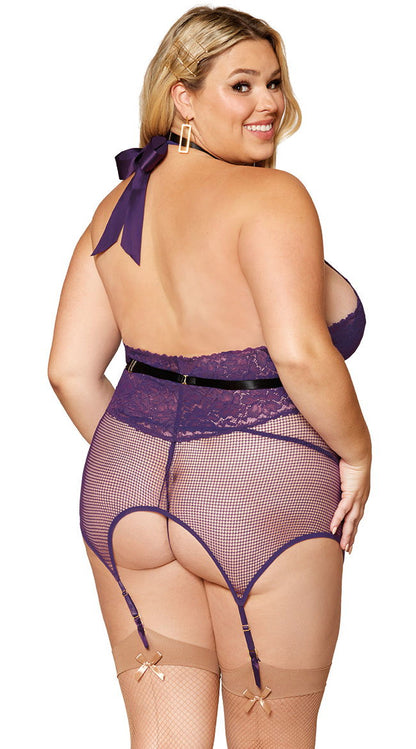Plus Size Pleasure Princess Chemise Set