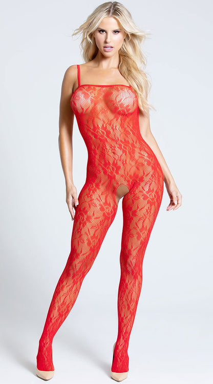 Rose Lace Bodystocking