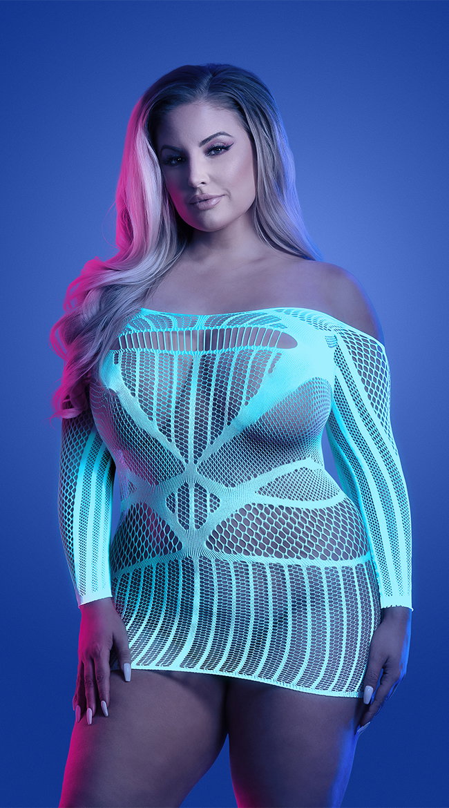 Plus Size Ascension Glow-in-the-Dark Chemise