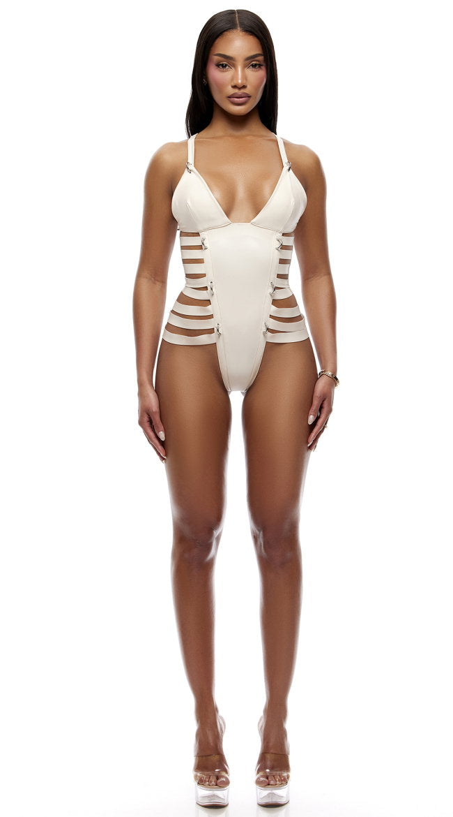 Strappy Matte Vinyl Teddy