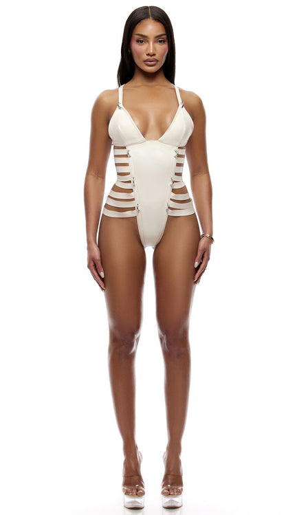 Strappy Matte Vinyl Teddy