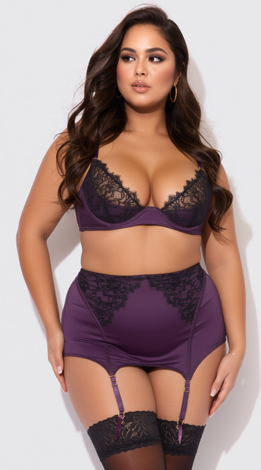 Plus Size Jocelyn Bra Set