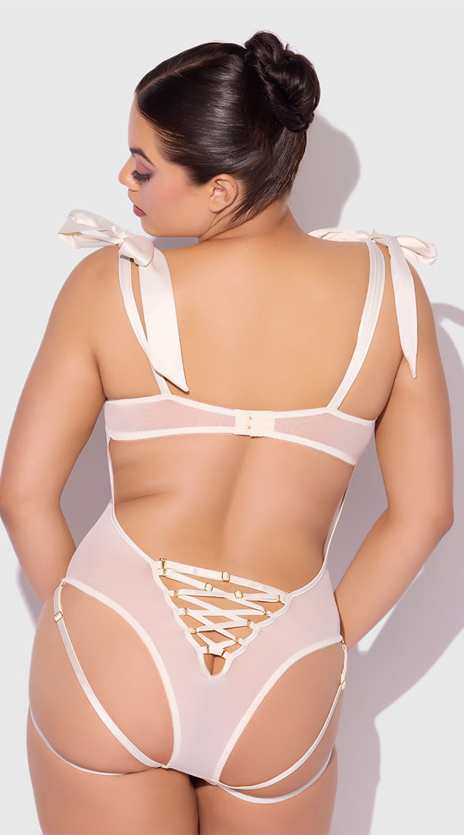 Plus Size Rosalie Bridal Teddy