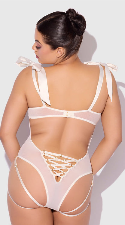 Plus Size Rosalie Bridal Teddy
