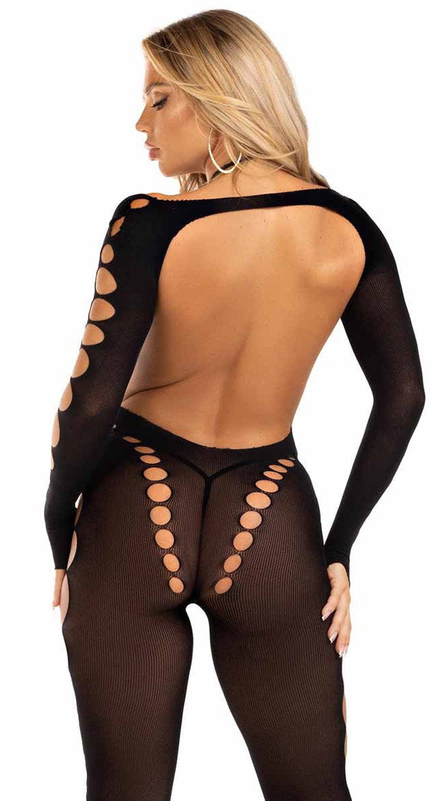 Seamless Cut-Out Bodystocking