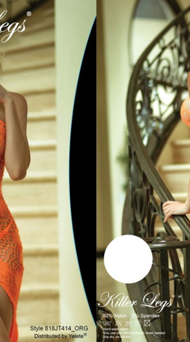 Flower Webbing Halter Neck Dress
