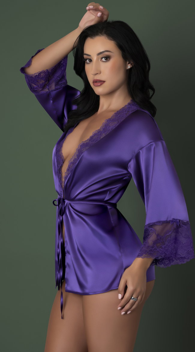 Soft Petals Robe