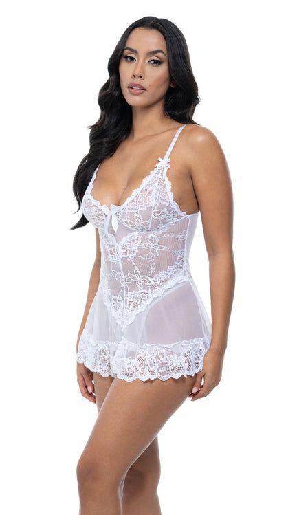 Flirty Lace Babydoll Set