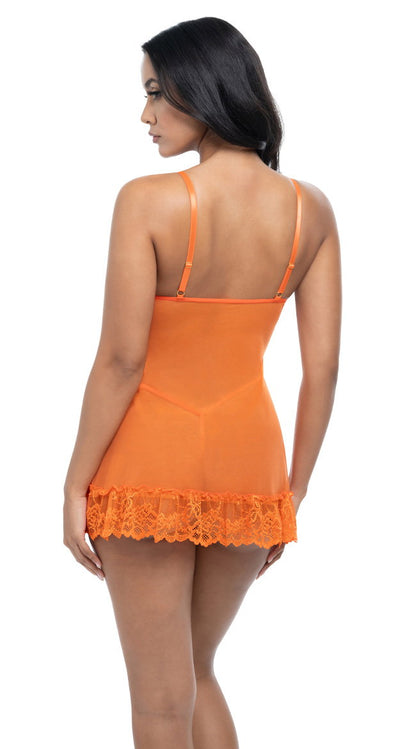 Flirty Lace Babydoll Set