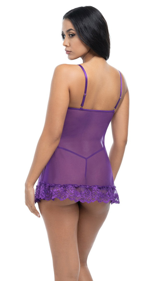 Flirty Lace Babydoll Set