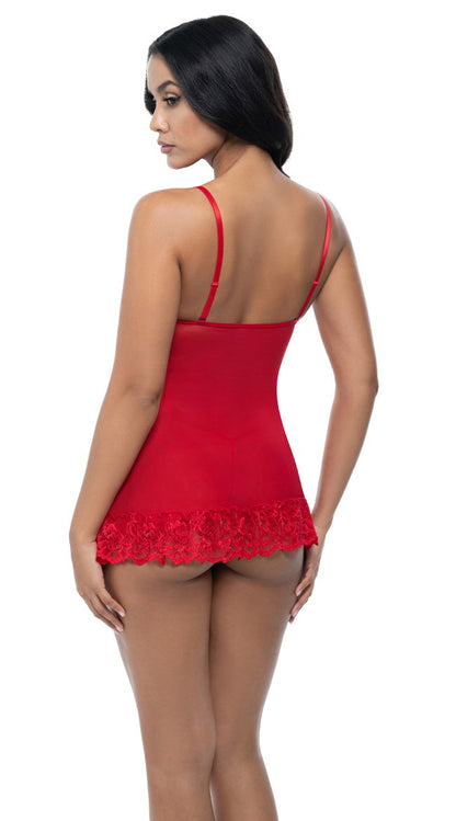 Flirty Lace Babydoll Set