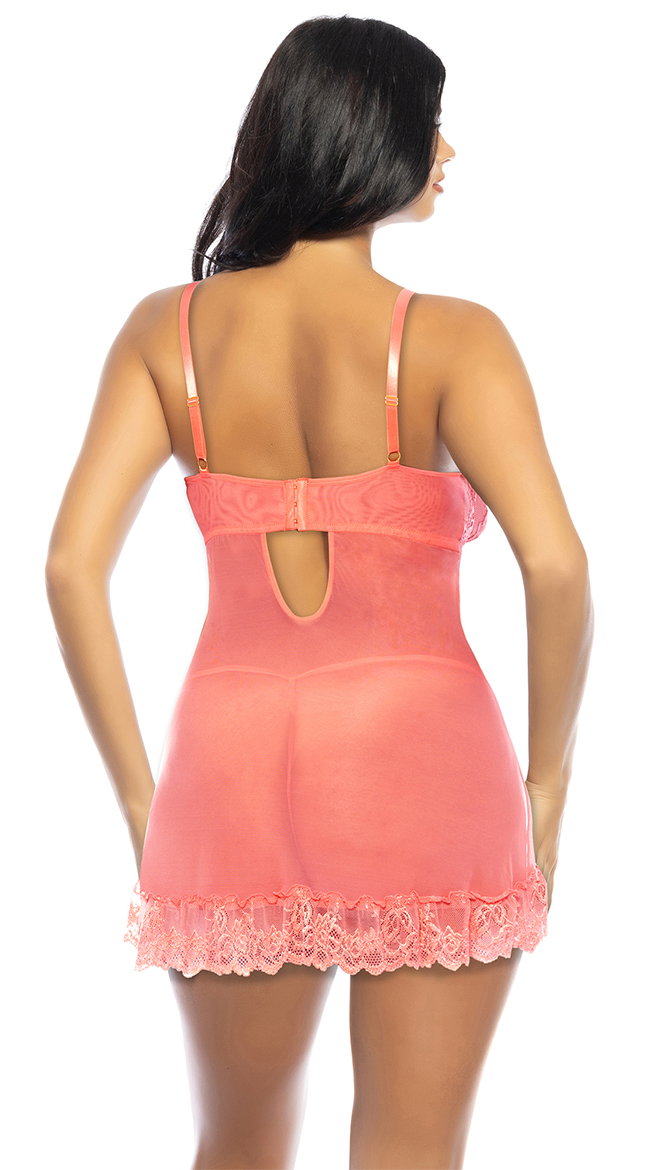 Flirty Lace Babydoll Set