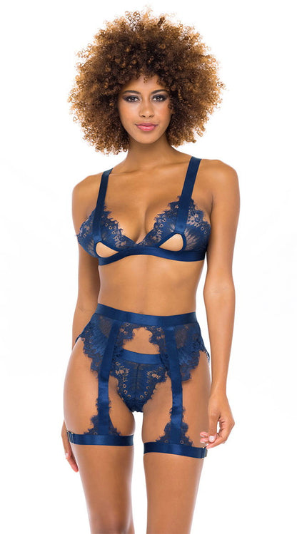 Janet Eyelash Lace Bra Set