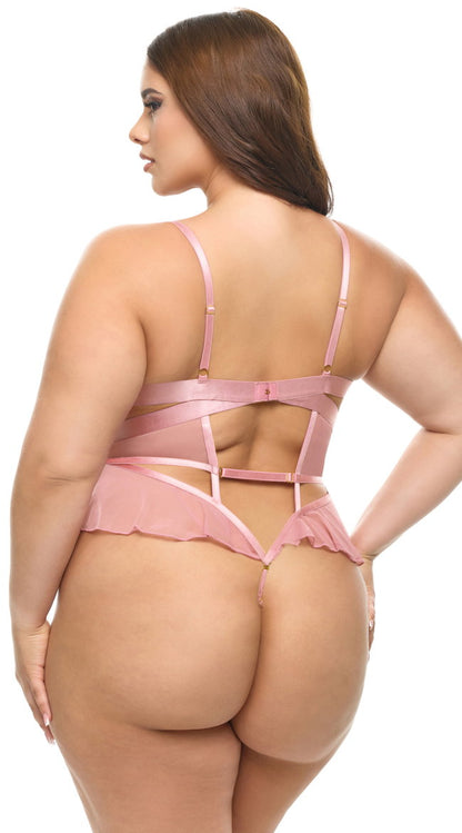 Plus Size Flora Lace Teddy