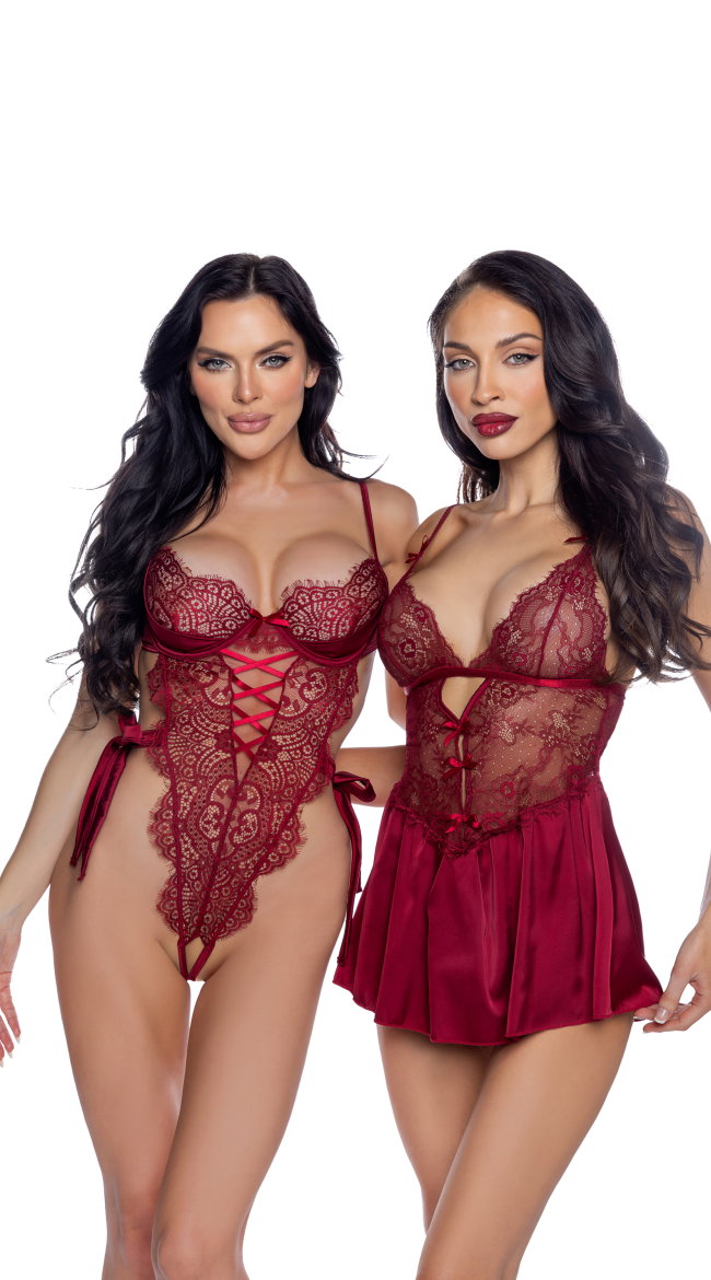 Paradise Dream Lace Babydoll