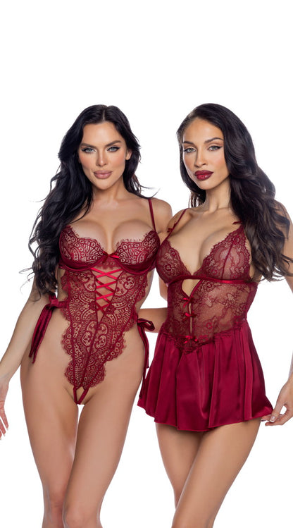 Paradise Dream Lace Babydoll