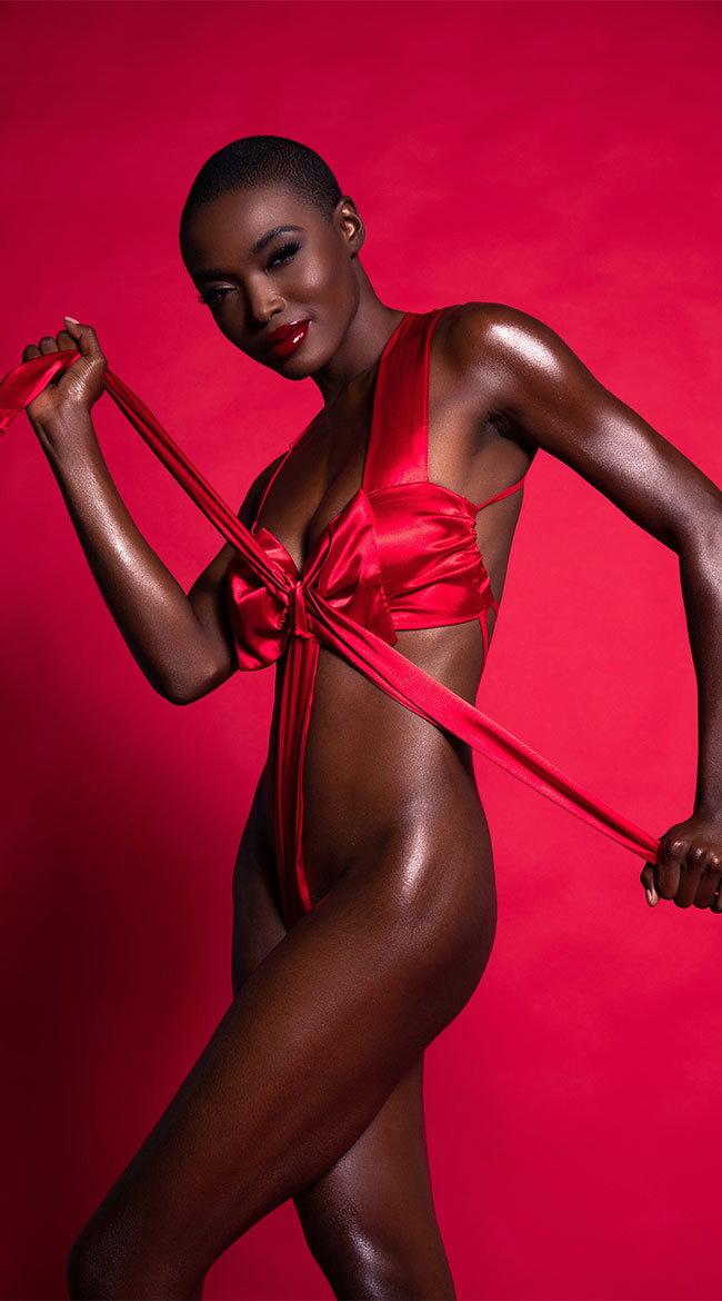 Unwrap Me Satin Bow Teddy