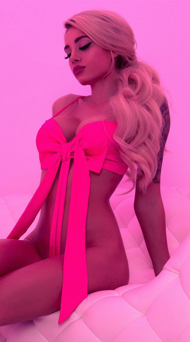 Unwrap Me Satin Bow Teddy