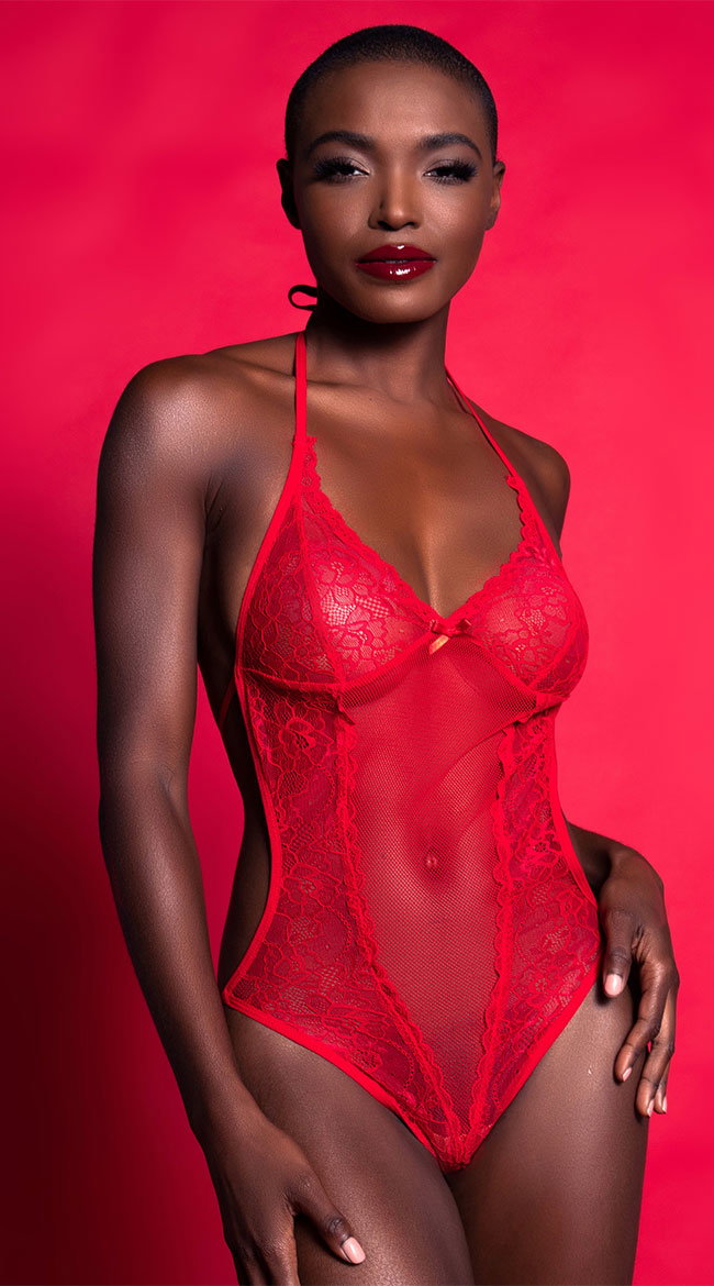 Seductive Crotchless Teddy