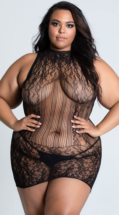 Plus Size Reckless Lace Chemise