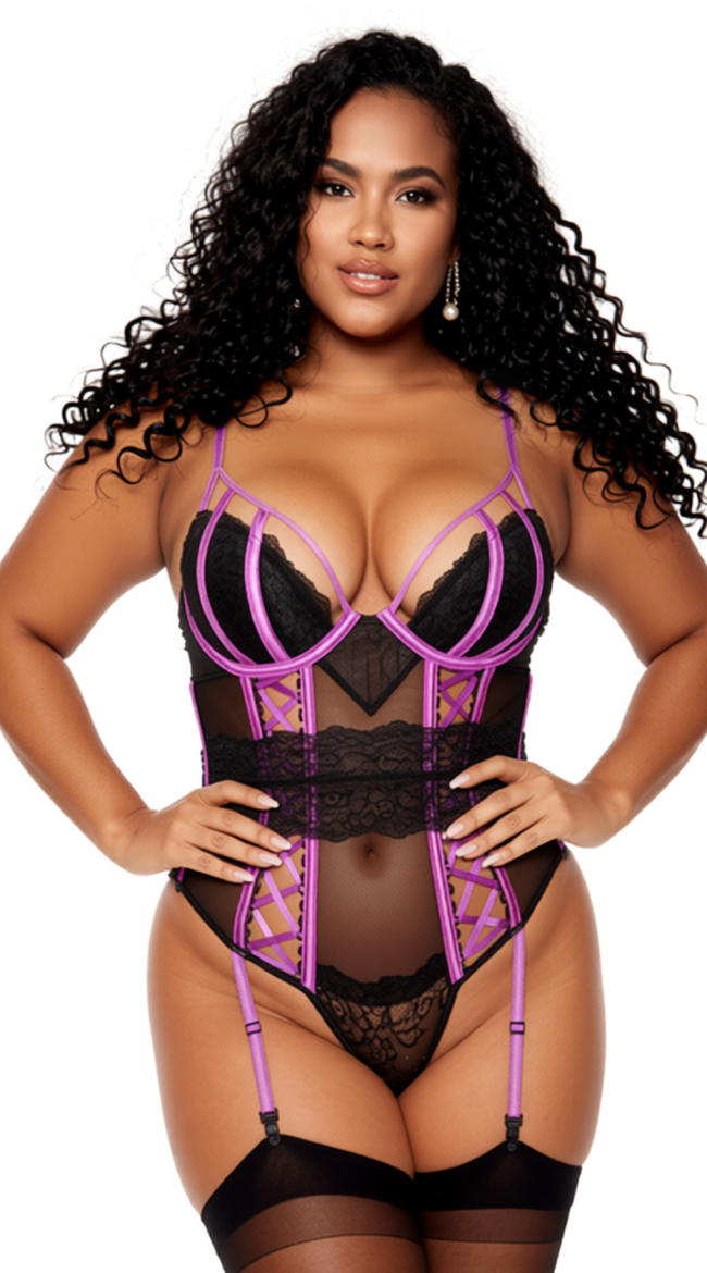 Contrasting Allure Teddy