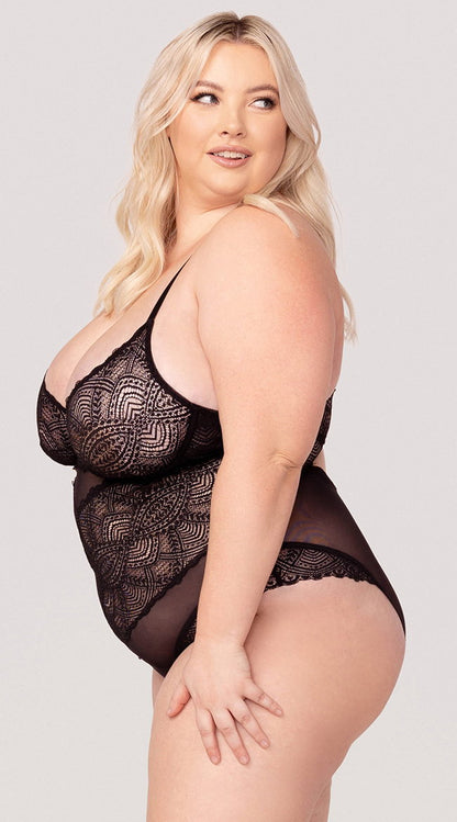 Yandy Plus Size Intricate Lover Teddy