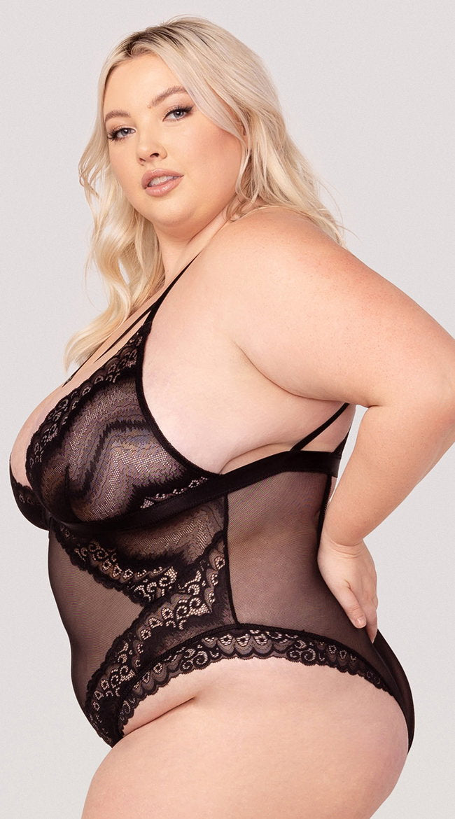 Yandy Plus Size Love Me Forever Teddy