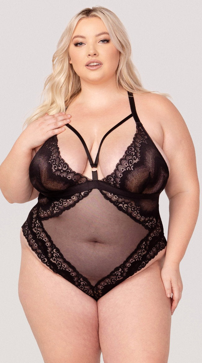Yandy Plus Size Love Me Forever Teddy
