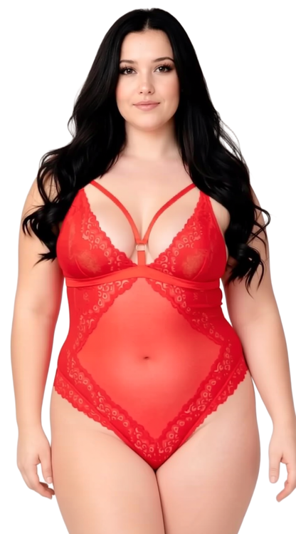 Yandy Plus Size Love Me Forever Teddy