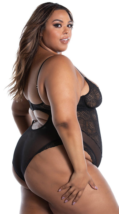 Yandy Plus Size Intricate Lover Teddy