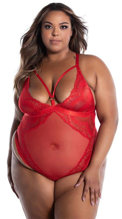 Yandy Plus Size Love Me Forever Teddy