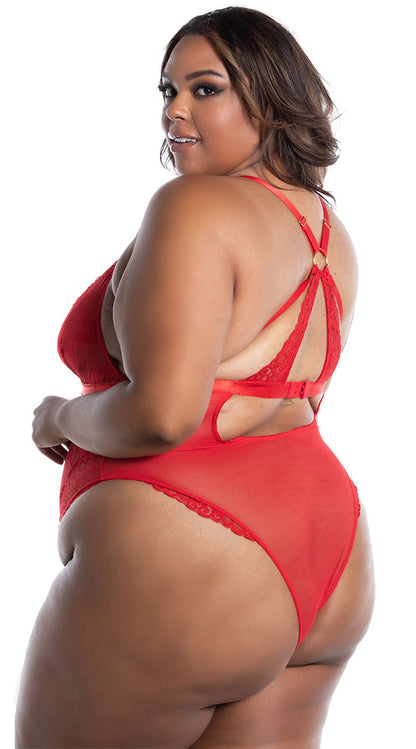 Yandy Plus Size Love Me Forever Teddy