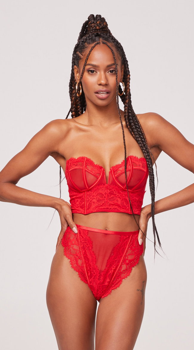 Yandy Stunning Longline Bra Set