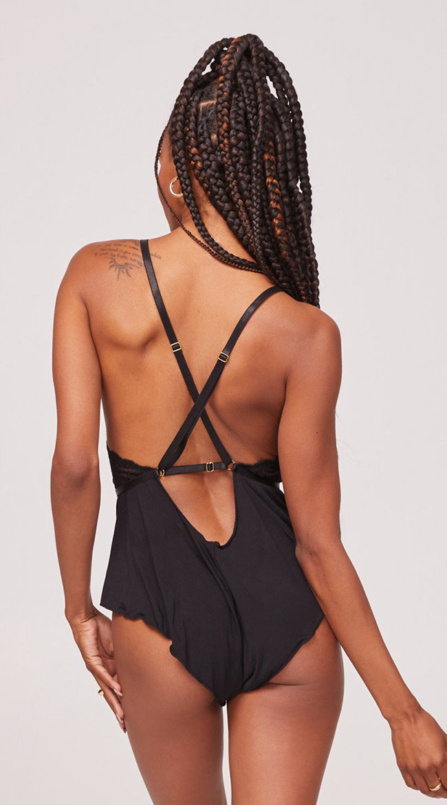 Yandy Highs And Lows Lace Romper
