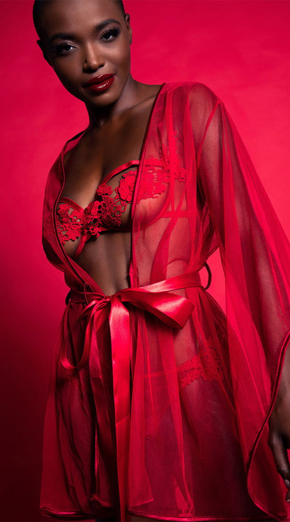 Yandy Appliques Abloom Robe