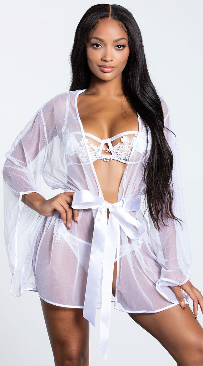 Yandy Appliques Abloom Robe