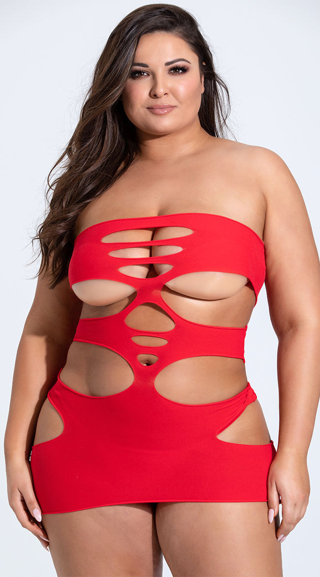 Plus Size Cut Instinct Tube Chemise