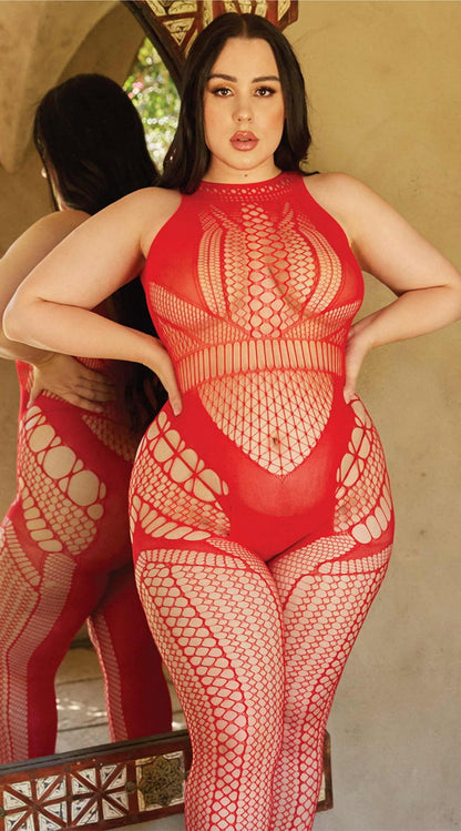 Plus Size Killer Legs Enchanting Delight Bodystocking